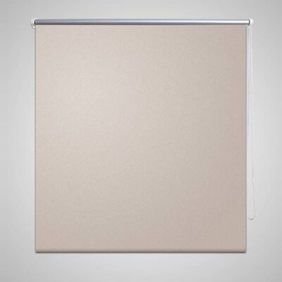 vidaXL Rullgardin för mörkläggning 140 x 230 cm beige