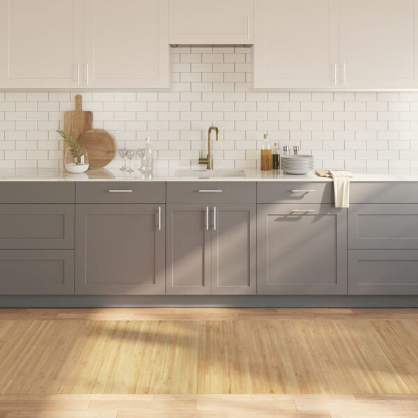 vidaXL Matta rektangul&auml;r ljus naturlig 100x300 cm bambu