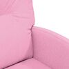 vidaXL Matstolar med hjul med hjul 2 pcs Rosa 57 x 67 x 95 cm tyg