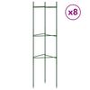 vidaXL Tomatburar 8 st 116 cm st&aring;l och PP