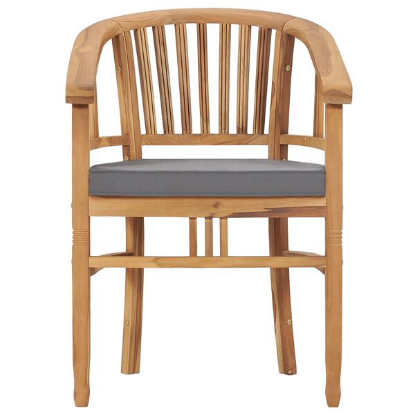 vidaXL Matgrupp f&ouml;r tr&auml;dg&aring;rden 7 delar med dynor massiv teak