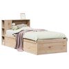 vidaXL S&auml;ngram utan madrass 90x190 cm massiv furu