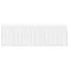 vidaXL Spetsgardin Vit 100 x 500 cm Polyester