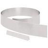 vidaXL Kant f&ouml;r gr&auml;smatta Silver 450 x 0.05 x 15 cm Rostfritt st&aring;l
