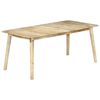 vidaXL Matbord 180x90x76 cm massivt mangotr&auml;
