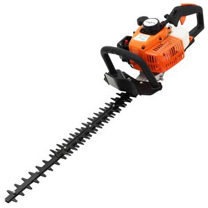 vidaXL H&auml;cksax bensindriven 722 mm orange och svart
