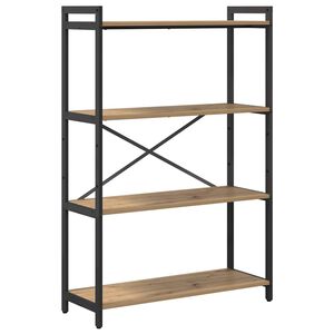 vidaXL Hyllsystem 80 x 30 x 120 cm Konstruerat tr&auml; Artisan Ek