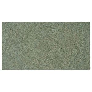 vidaXL Omr&aring;desmattor Olivgr&ouml;n 100 x 200 cm Jute