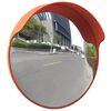 vidaXL Konvex trafikspegel PC-Plast 45 cm utomhusbruk orange