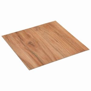 vidaXL Sj&auml;lvh&auml;ftande golvplankor 30,5 x 30,5 cm 20 pcs PVC Ljust Tr&auml;