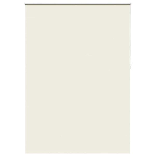 vidaXL Rullgardin m&ouml;rkl&auml;ggningsbar 164,4x230 cm Tygbredd 160 cm benvit