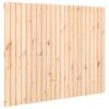 vidaXL V&auml;ggmonterad huvudgavel 140x3x110 cm massiv furu