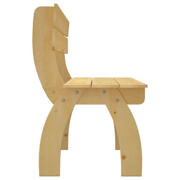 vidaXL Tr&auml;dg&aring;rdsb&auml;nk 150 cm impregnerad furu