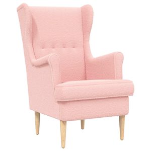 vidaXL F&aring;t&ouml;lj Rosa Boucl&eacute;