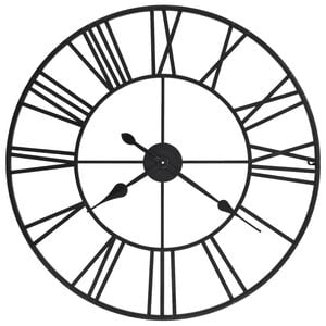 vidaXL V&auml;ggklocka med Quartz-urverk 80 cm XXL