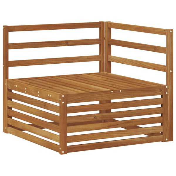 vidaXL Utomhussoffset 7 pcs Naturf&auml;rg Massivt Akaciatr&auml;