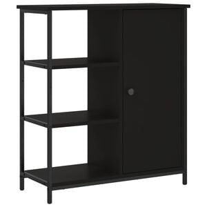 vidaXL Sk&auml;nk svart 70x30x80 cm konstruerat tr&auml;
