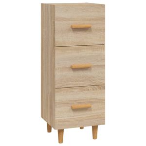 vidaXL Sk&auml;nk sonoma-ek 34,5x34x90 cm konstruerat tr&auml;