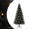 vidaXL Julgran Svart 210 cm PVC
