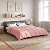 vidaXL Sommar Duvet Quiltad Rosa 200 x 240 cm Mikrofiber