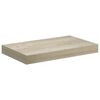 vidaXL Sv&auml;vande v&auml;gghyllor 4 st ek 40x23x3,8 cm MDF