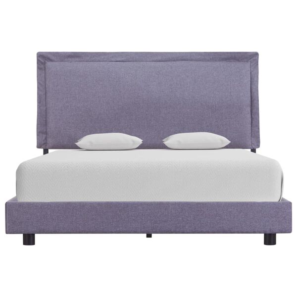 vidaXL Sängram utan madrass ljusgrå tyg 140x200 cm