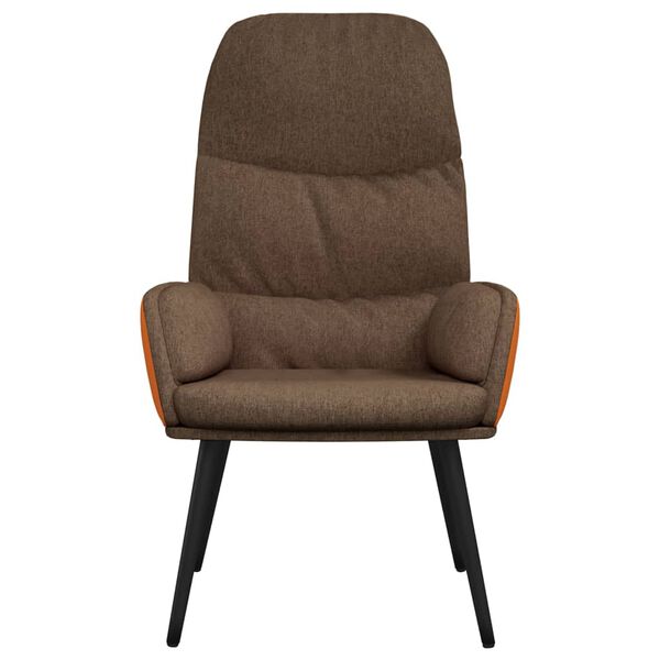 vidaXL Vilstol brun tyg