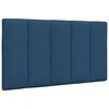 vidaXL Bed Frame without Mattress "Hanko" Blue 80x200 cm Fabric