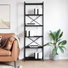 vidaXL Hyllsystem Svart Ek 40 x 30 x 85 cm Konstruerat tr&auml;