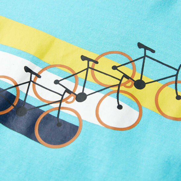 T-shirt med korta &auml;rmar f&ouml;r barn aqua 128