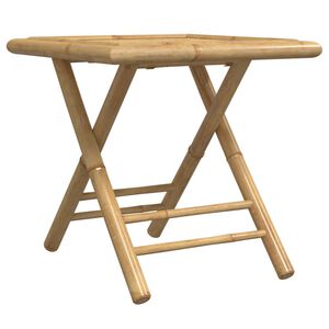 vidaXL Hopf&auml;llbart tr&auml;dg&aring;rdsbord 45x45x45 cm bambu