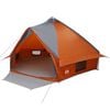 vidaXL T&auml;lt Teepee f&ouml;r 10 personer 10 person Gr&aring; och orange
