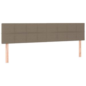vidaXL S&auml;nggavlar taupe 180x5x78/88 cm tyg