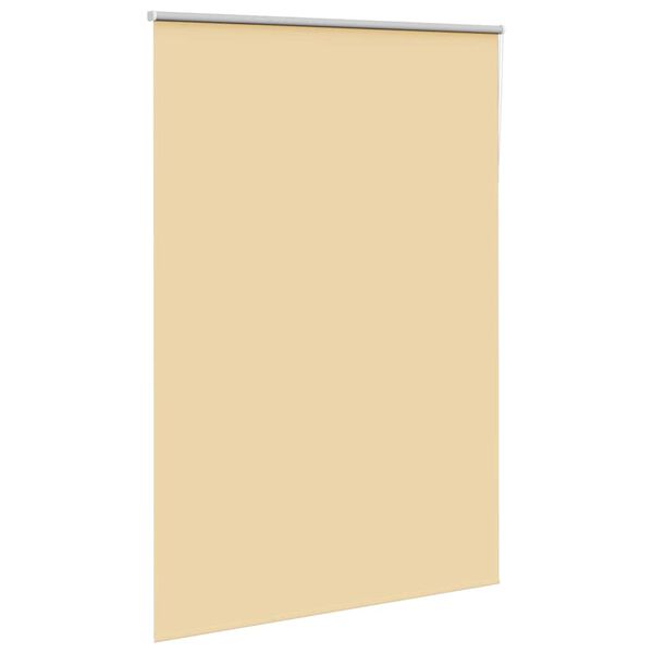 vidaXL Rullgardin m&ouml;rkl&auml;ggningsbeige 150x210 cm tyg bredd 146,6 cm