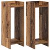 vidaXL V&auml;xtst&auml;ll 2 pcs Gammalt tr&auml; 30 x 30 x 80 cm Konstruerat tr&auml;