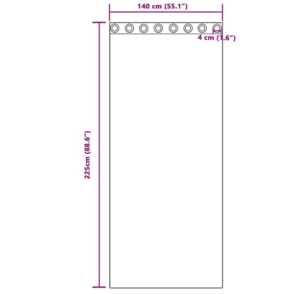 vidaXL M&ouml;rkl&auml;ggningsgardiner 2 pcs Ljusgr&aring; 140 x 225 cm Sammet