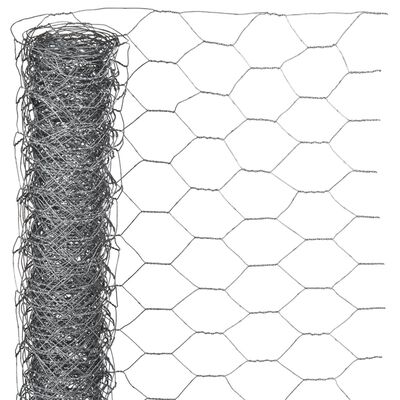 Nature Ståltrådsnät hexagonalt 1x10 m 25 mm galvaniserat stål
