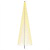 vidaXL LED Julgran 485 cm 1632 LED-lampor Varmvit J&auml;rn Svart