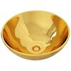 vidaXL Handfat 32,5x14 cm keramik guld
