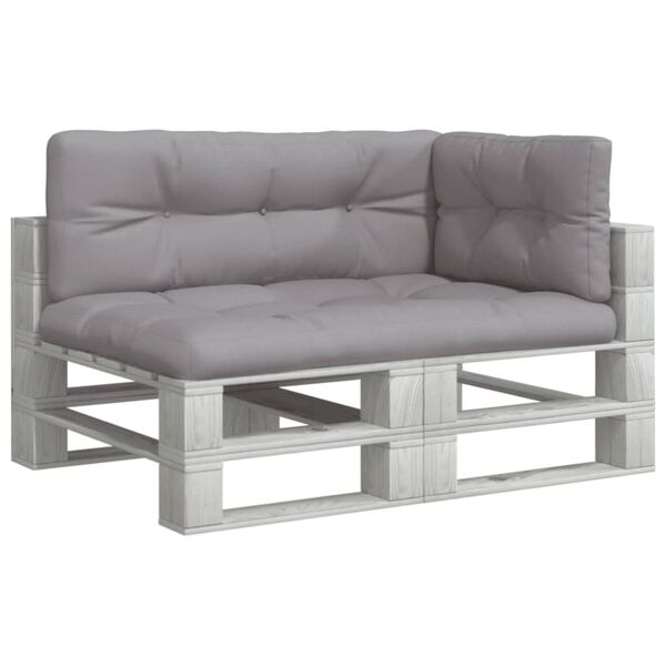 vidaXL Palldynor 3 st gr&aring; tyg