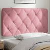 vidaXL Headboard Cushion Pink 100 cm Velvet