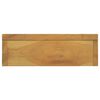 vidaXL Spegelsk&aring;p 30x10x40 cm massiv teak
