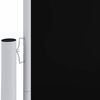 vidaXL Infällbar sidomarkis svart 220x1200 cm