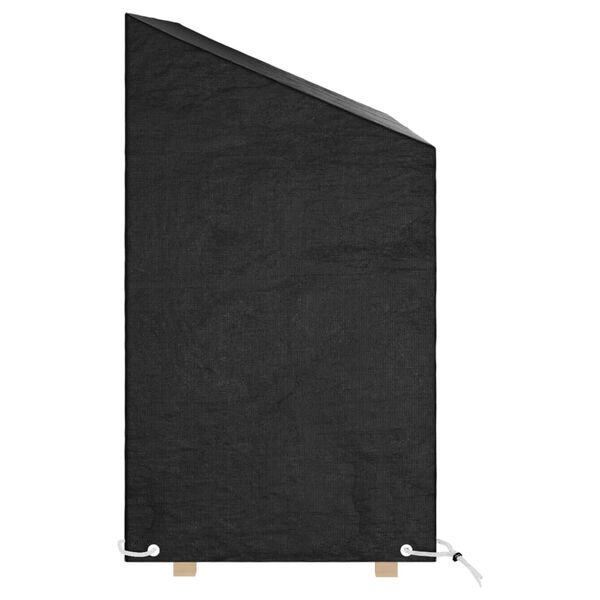 vidaXL Överdrag för utomhusbänk 2st 8 ölj. 160x70x70/88 cm polyeten