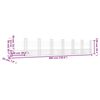 vidaXL U-formad gabionkorg med 8 stolpar j&auml;rn 860x20x150 cm