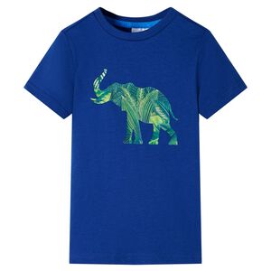 T-shirt f&ouml;r barn m&ouml;rkbl&aring; 104