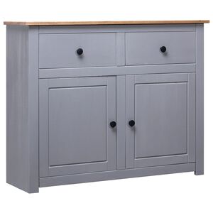 vidaXL Sk&auml;nk gr&aring; 93x40x80 cm massiv furu panama
