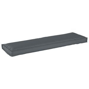 vidaXL Kudde Oxford Tyg Antracit 140 x 40 x 8 cm