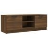vidaXL TV-b&auml;nk brun ek 102x35x36,5 cm konstruerat tr&auml;