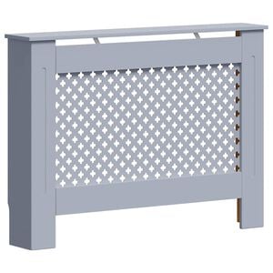 vidaXL Elementskydd antracit 112x19x81,5 cm MDF